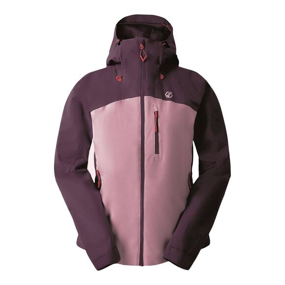 Dare 2B Womens/Ladies Torrek II Colour Block Waterproof Jacket / Deep Plum/Lilas